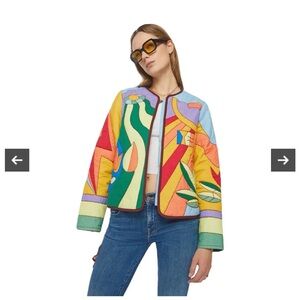 Colorful Women's quilted jacket by Mother